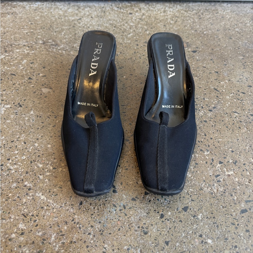 prada f/w 1999 black mules - Picture 3 of 7